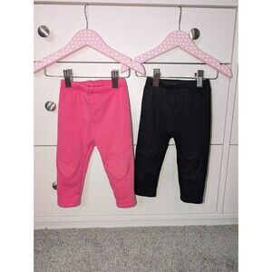 Two pairs of fleece lined Old Navy Leggings 12-18